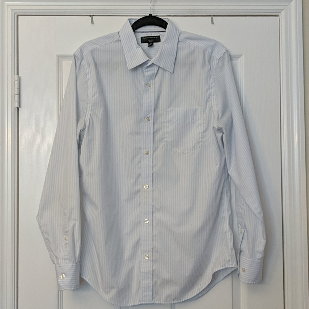 Men's BANANA REPUBLIC FACTORY Striped Button Down